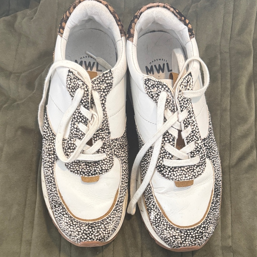 Madewell MWL White and Patterned Sneakers